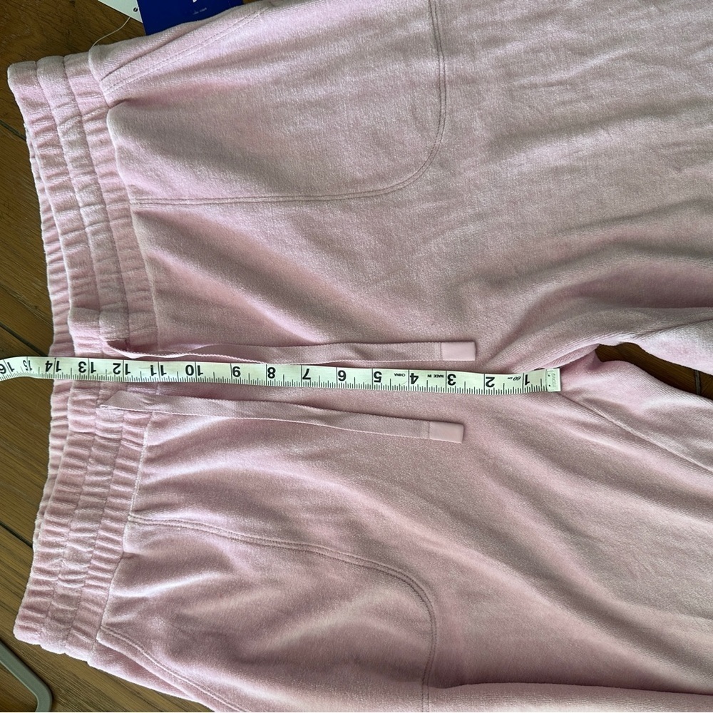 NWT Joy Lab Pink Velour Velvet Wide Legs Sweatpants X-Large - Picture 8 of 9